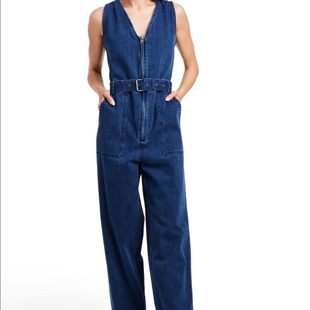 Rachel Comey for Target Denim Jumpsuit Cuffed Leg